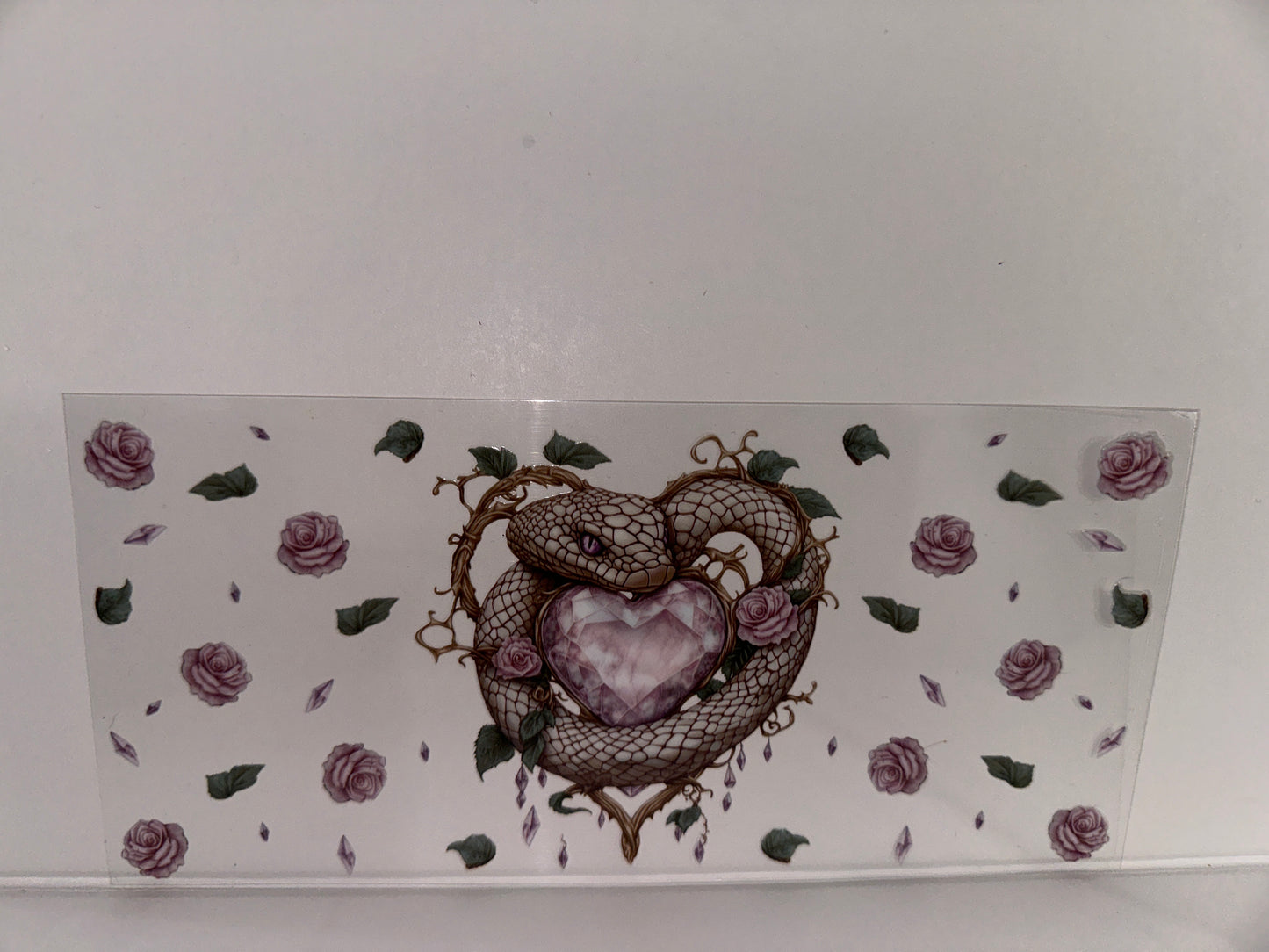 H166 snake with roses