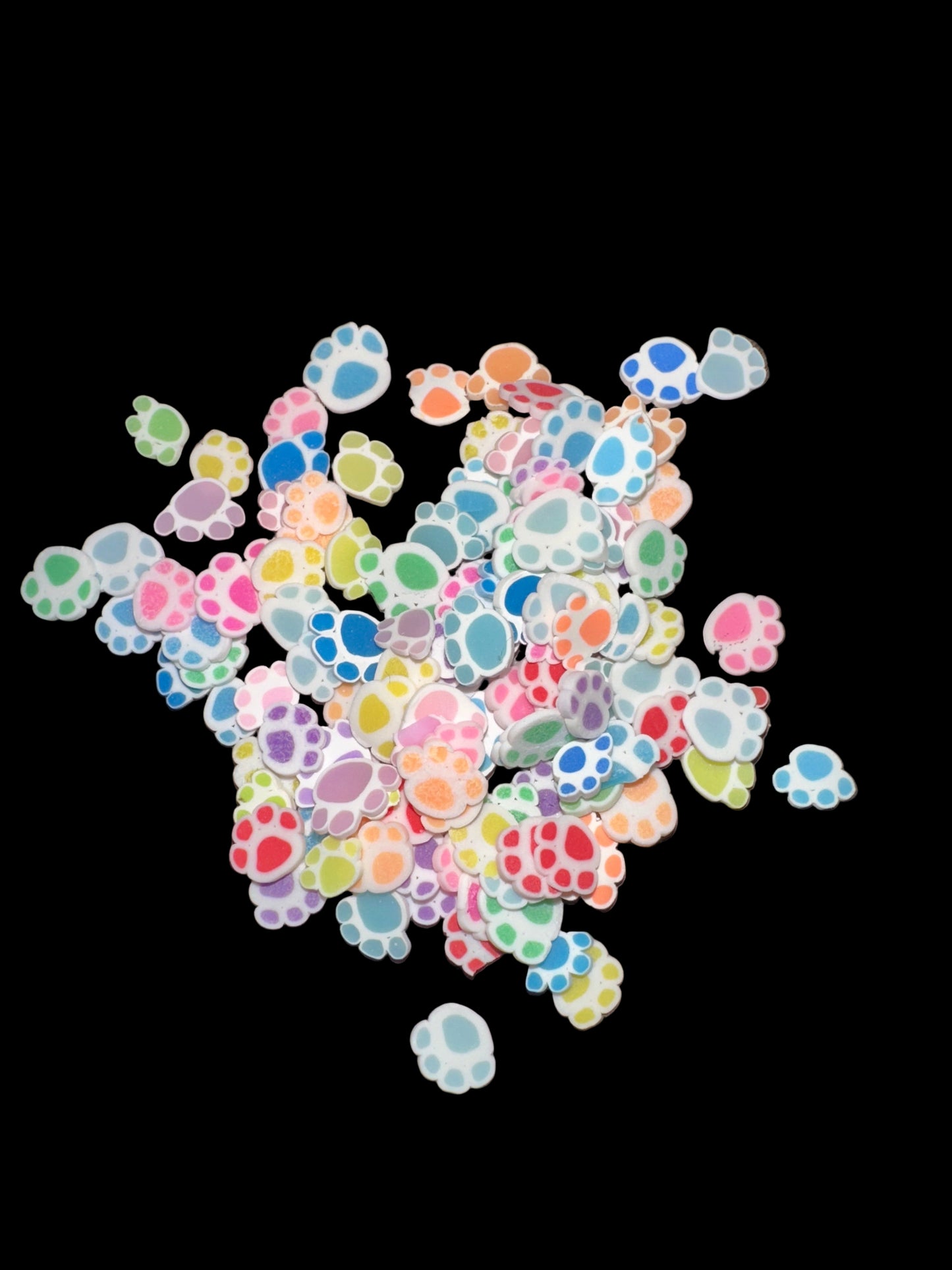 Paw prints Clay Pieces