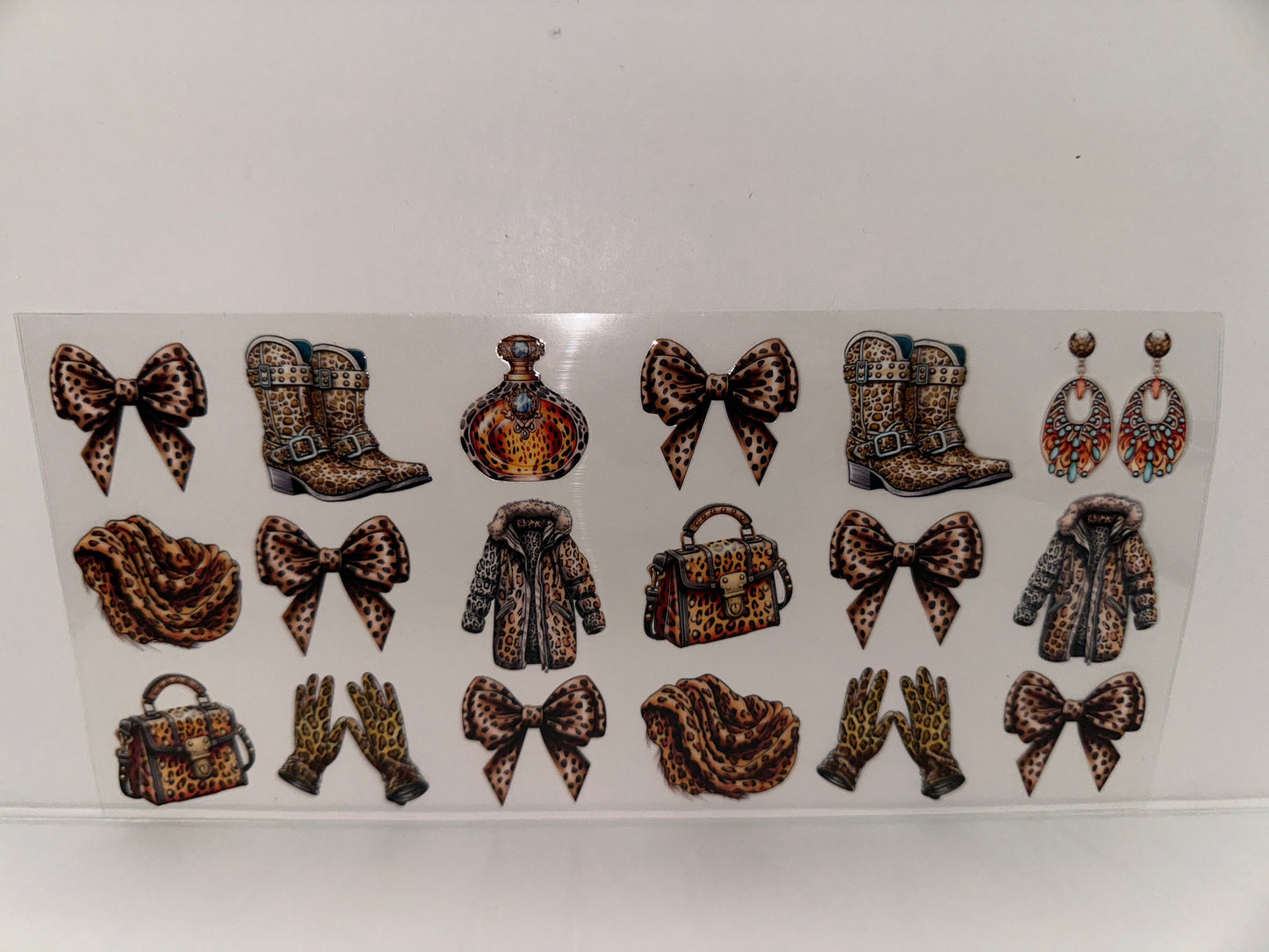 H273 leopard perfume, bags, sassy