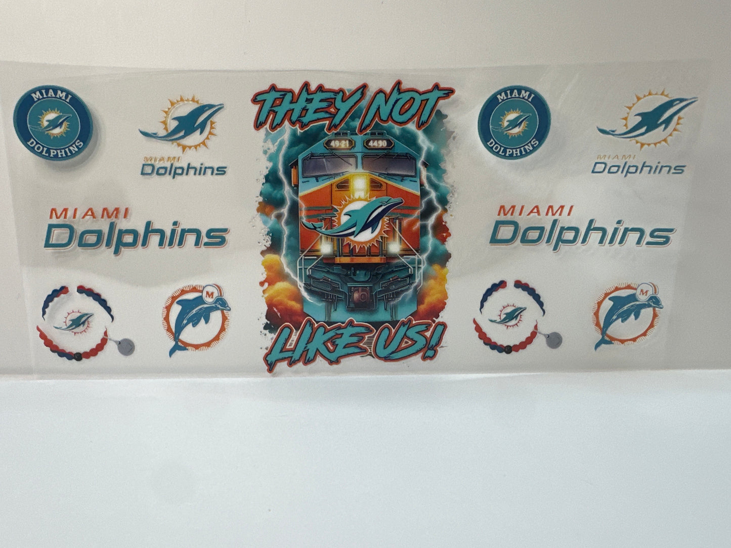 F526 NFL football Miami Dolphins they not like us