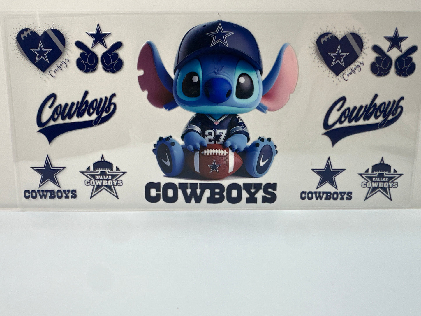F468 NFL football Cowboys stitch