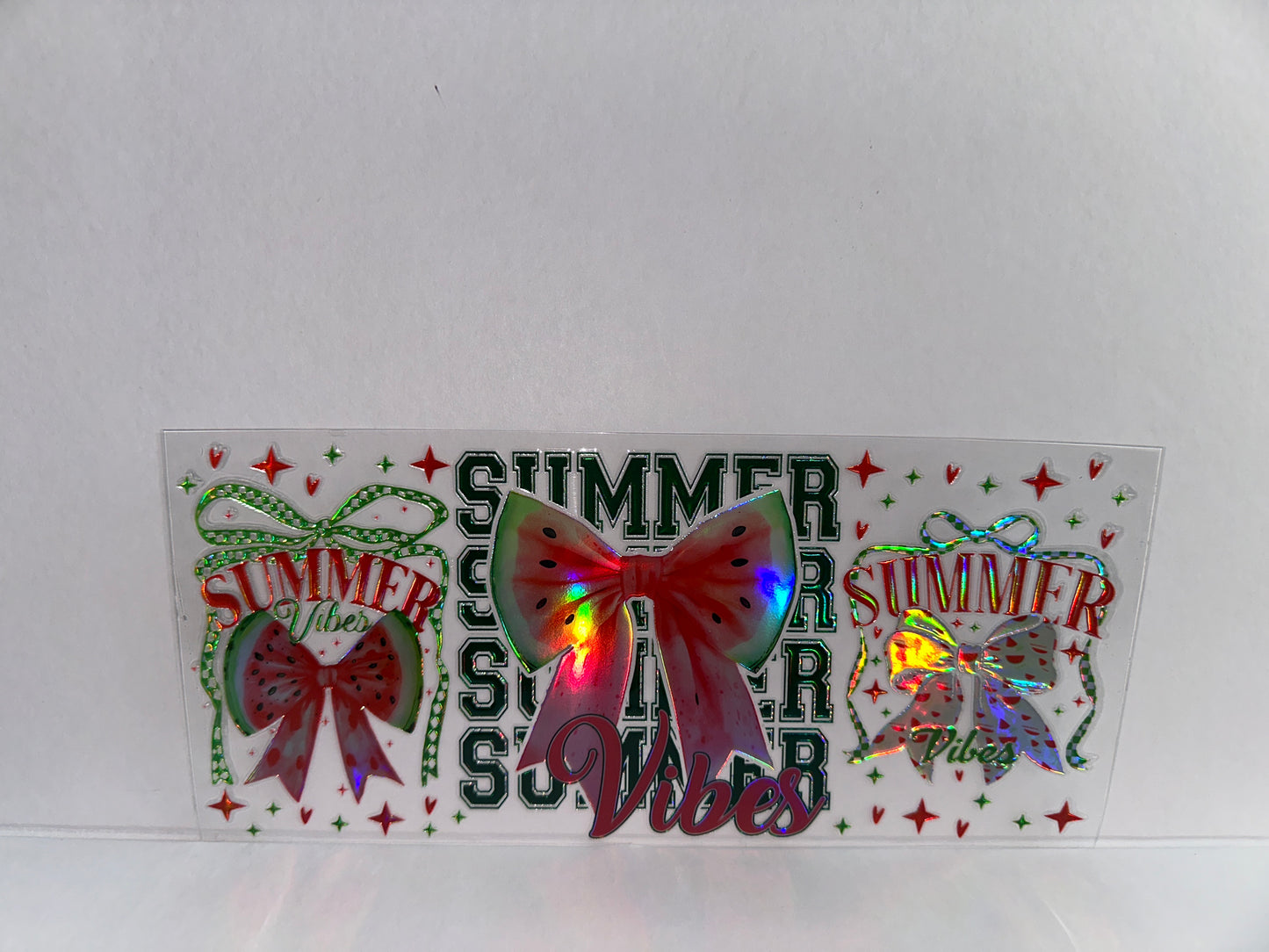 H2329 Metallic Watermelon Summers Vibes