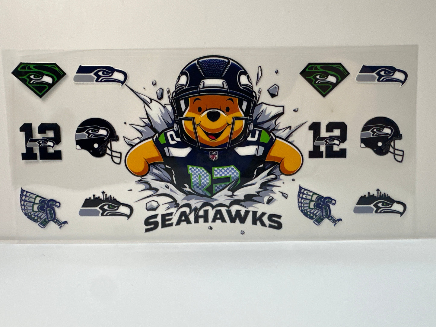 F484 NFL football Seahawks Winnie the Pooh