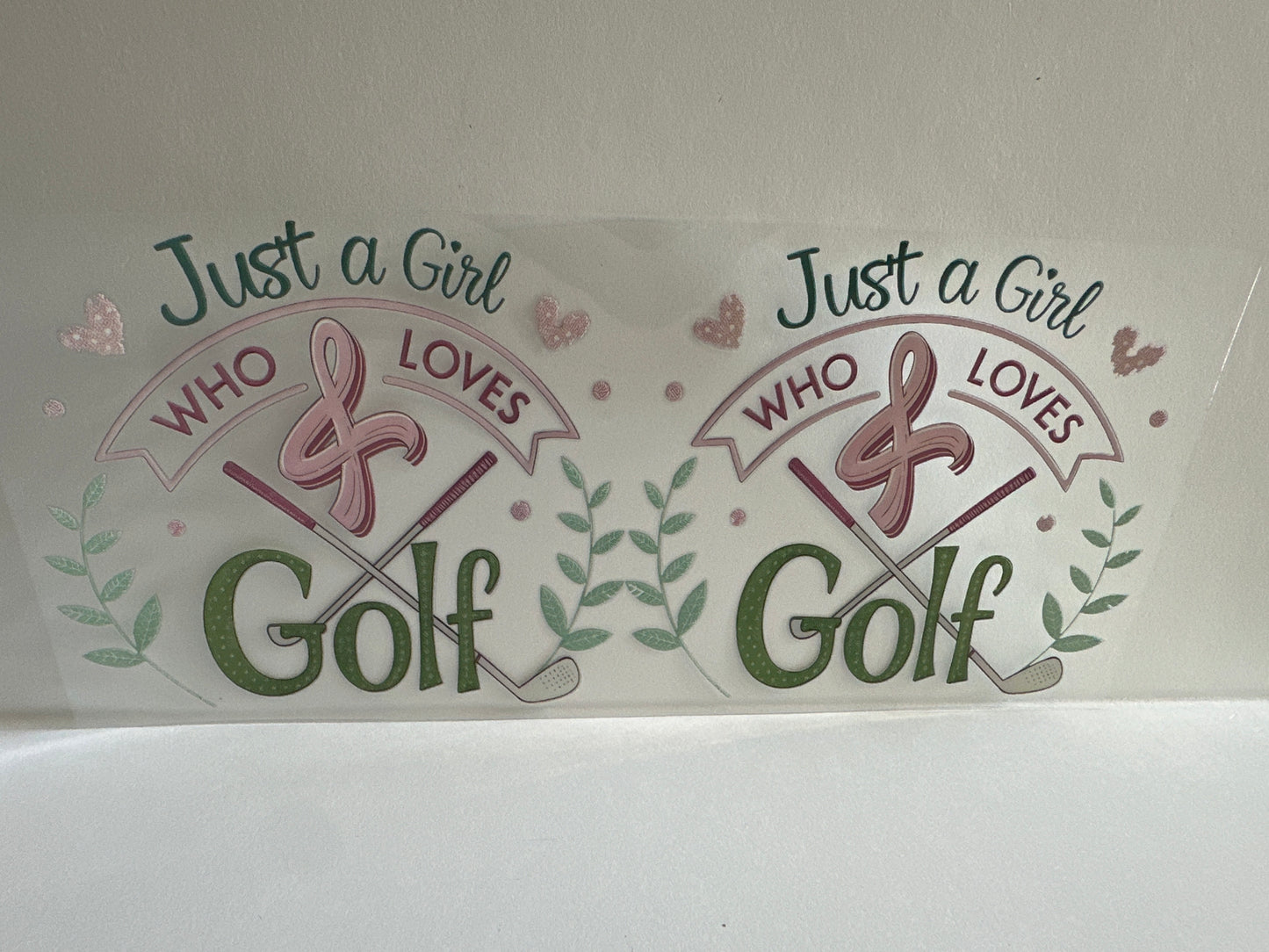 G837 just a girl who loves golf