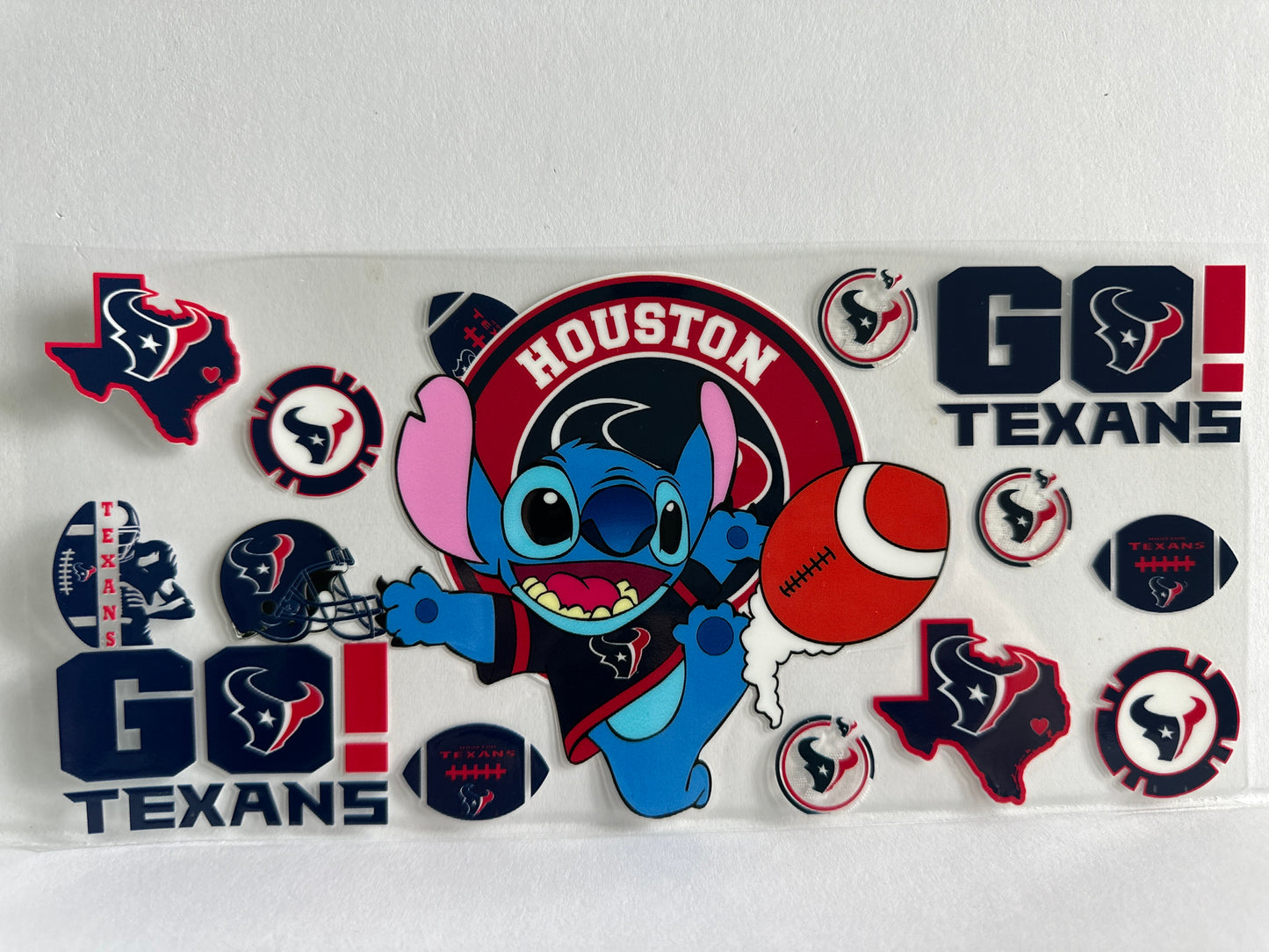 G1302 NFL football Texans stitch
