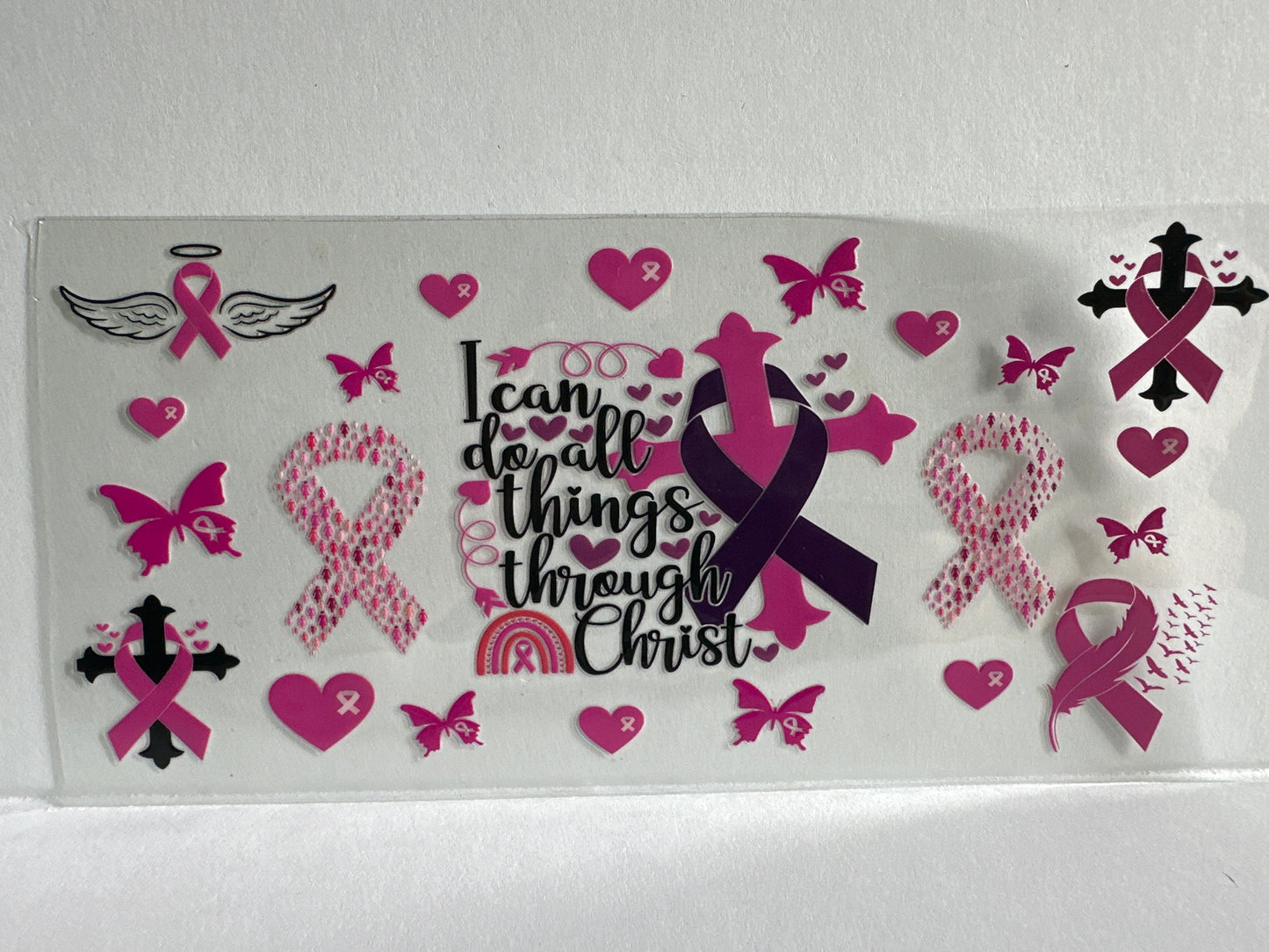 G1320 cancer awareness I can do all things through Christ