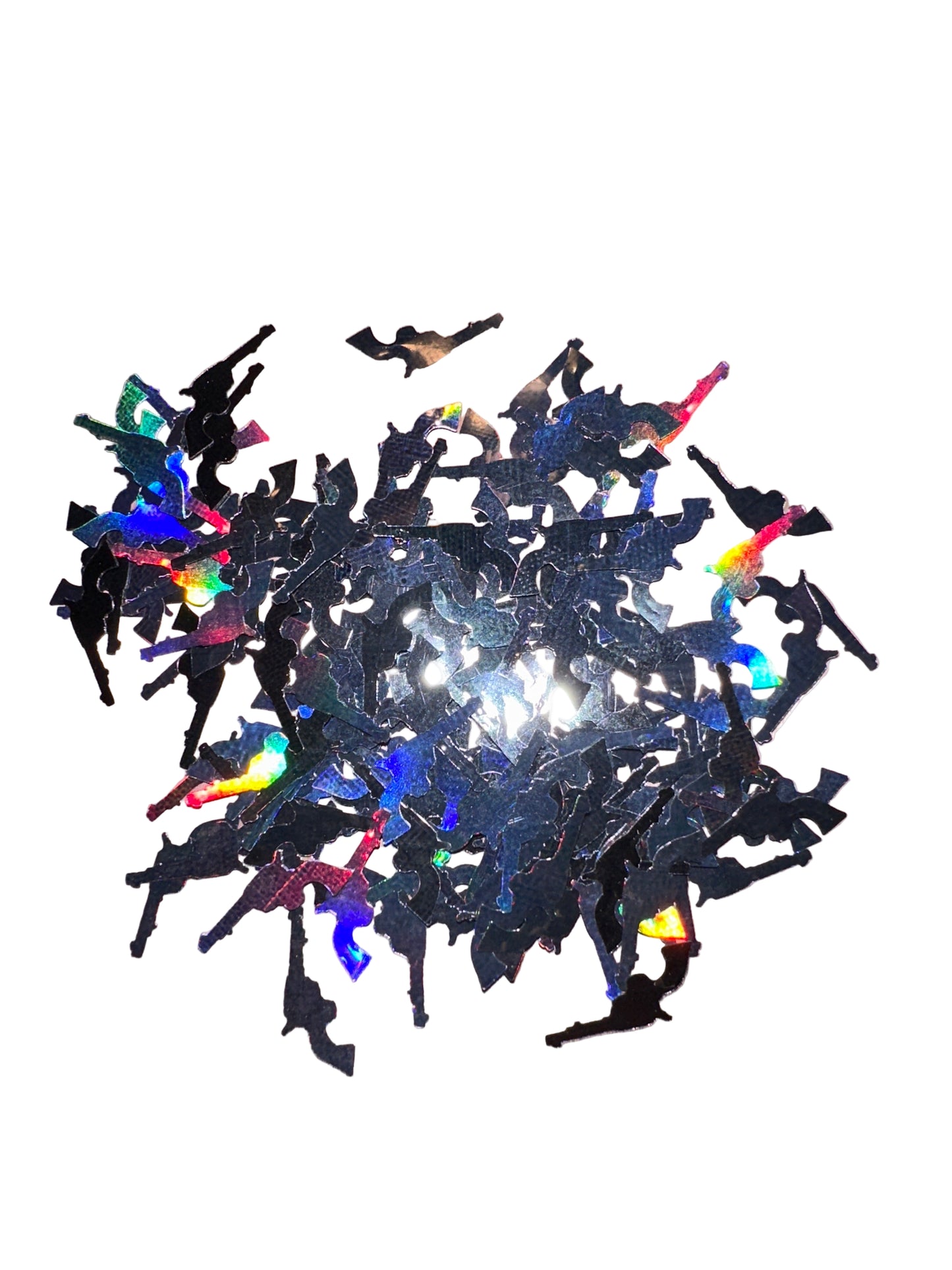 Gun Shaped Glitter