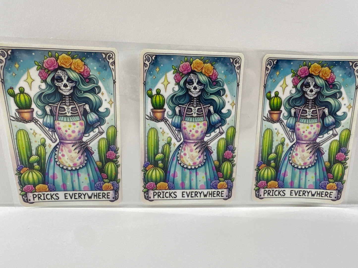 G542 pricks everywhere tarot card