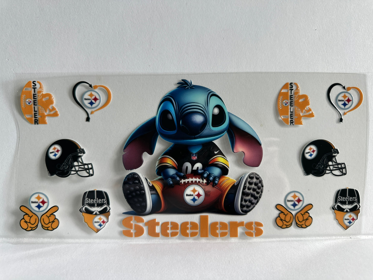 G1308 NFL football Steelers stitch