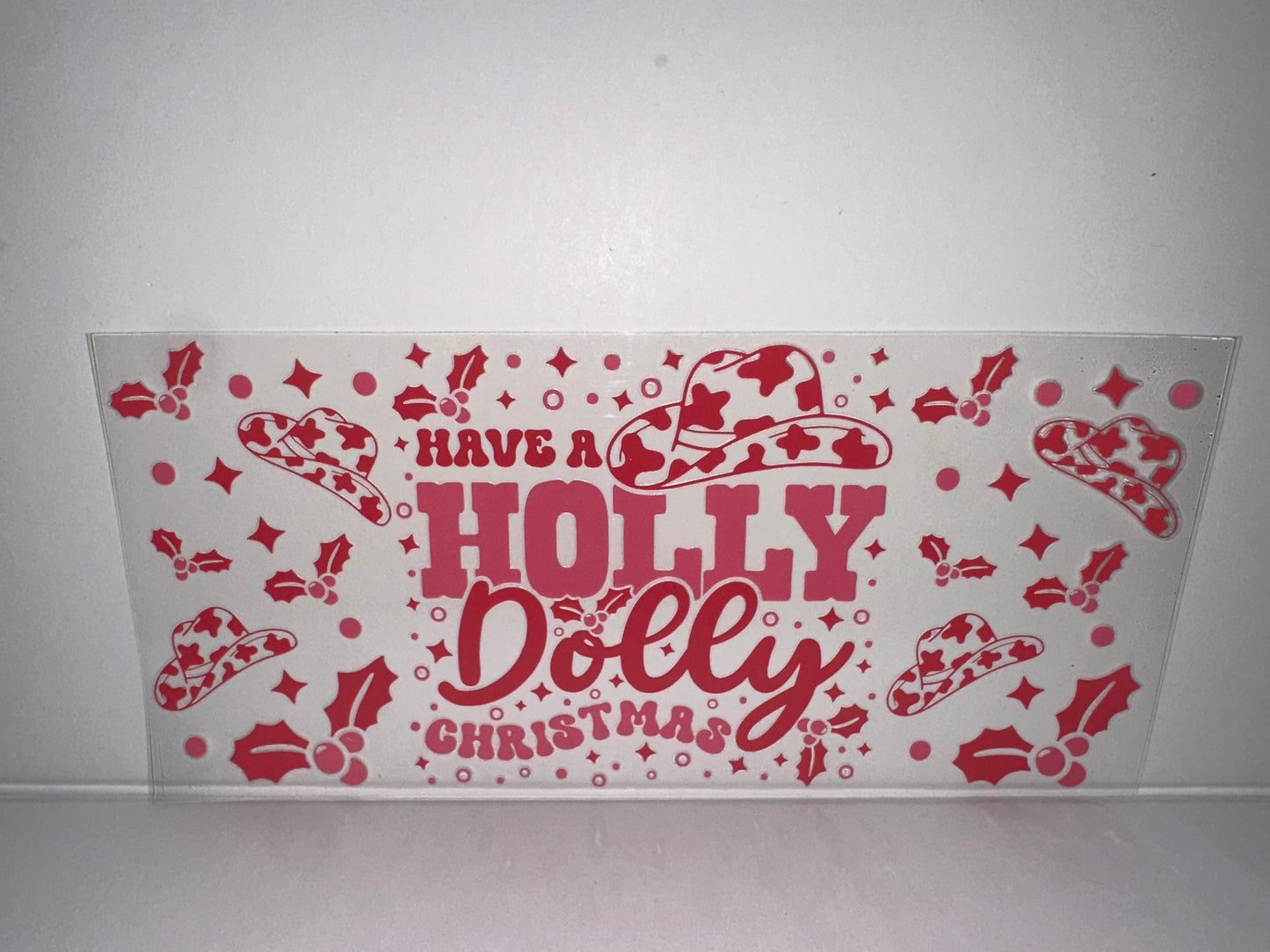 H99 have a holly Dolly Christmas pink Christmas