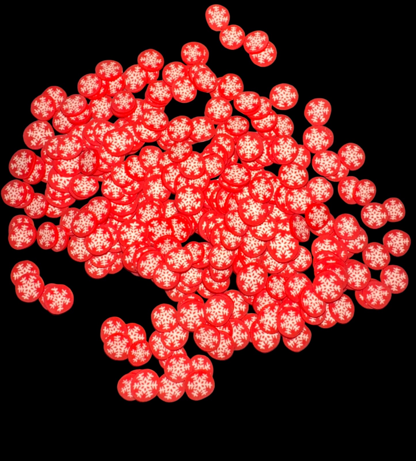 Snowflakes Clay Pieces