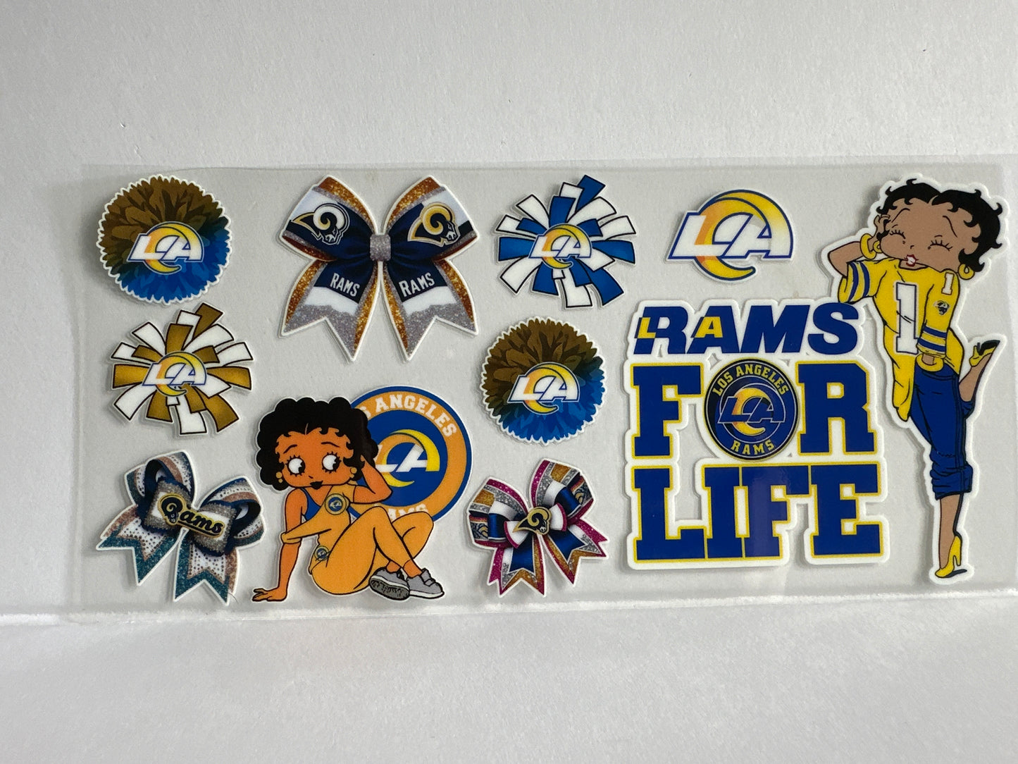 G1290 NFL football Rams Betty Boop