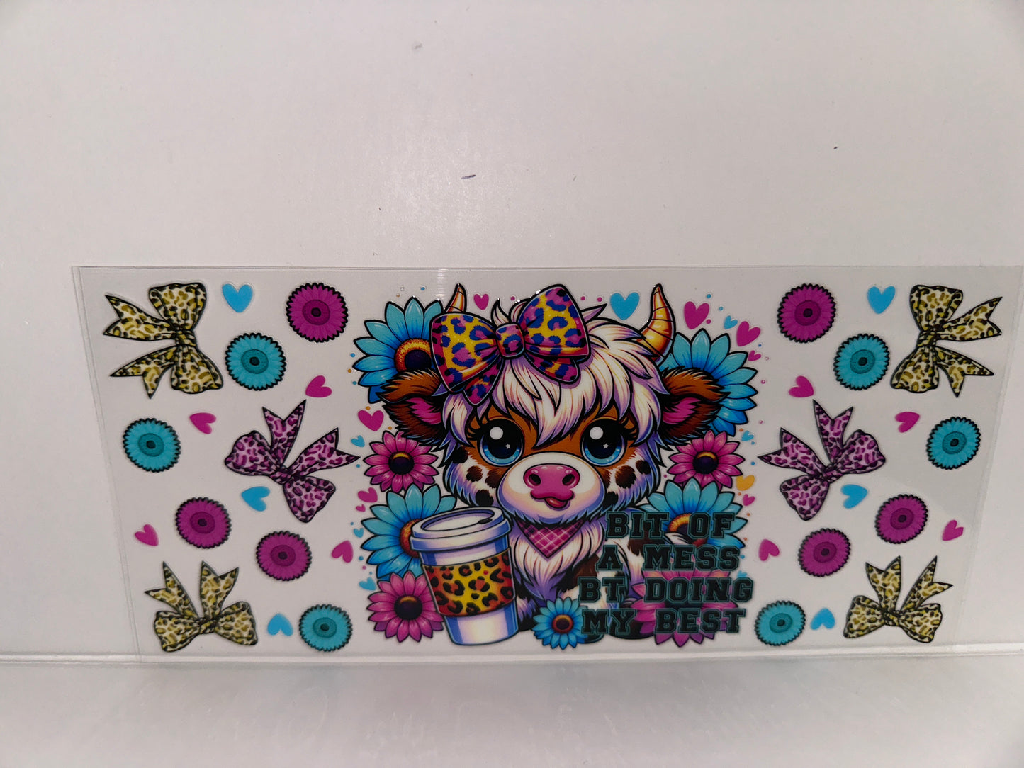 H485 bit of a mess, but doing my best cow