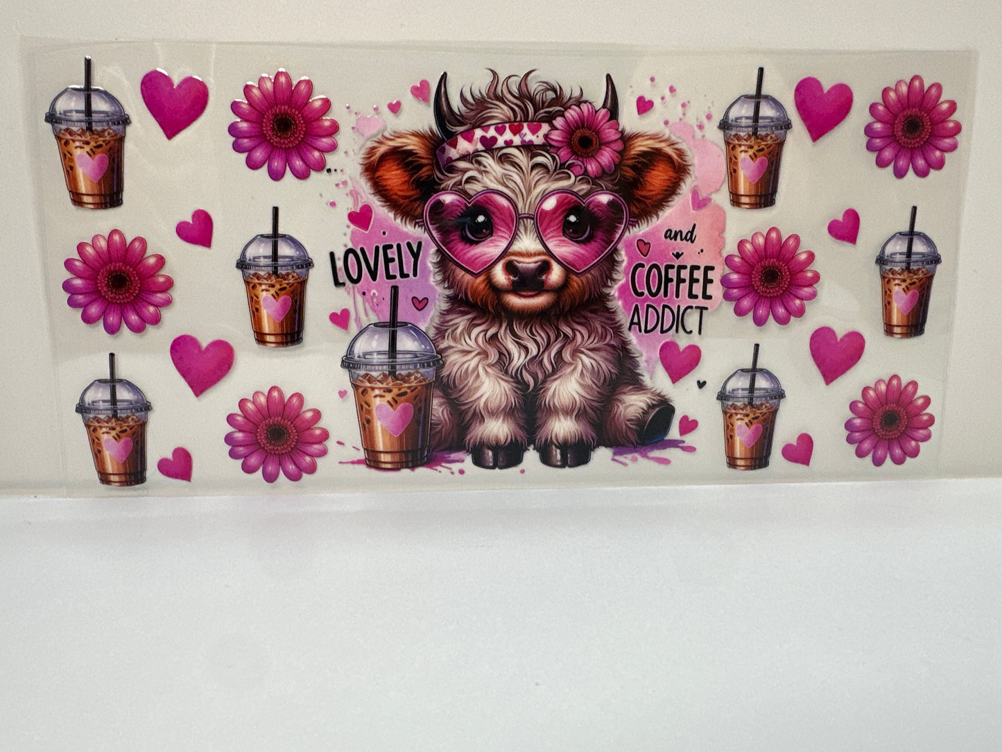 F426 coffee addict cow