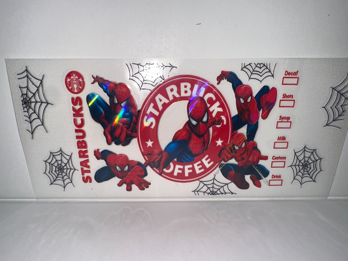 H392 Spider-Man, Starbucks holographic