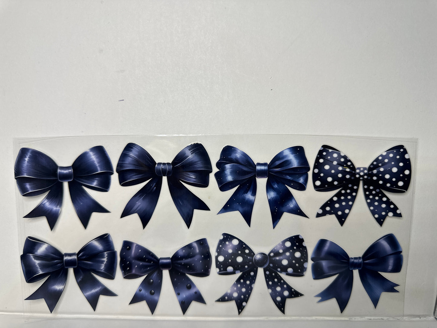 H1276 Navy blue bows