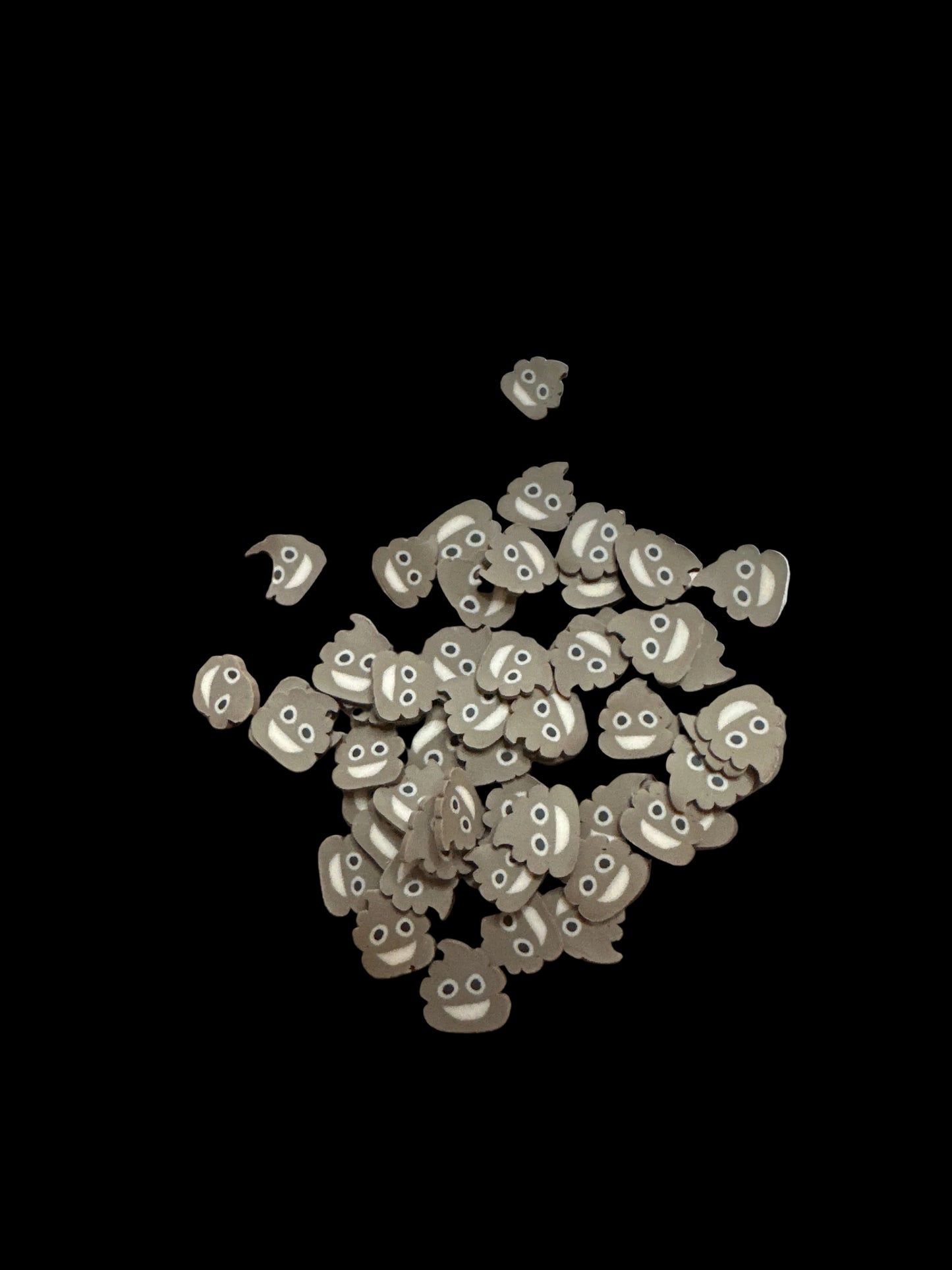 Poop Emoji Clay – Shaped Glitter 8g | Luxy Customs