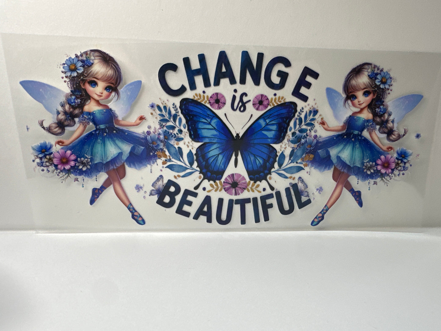 F713 change is beautiful fairy with butterfly