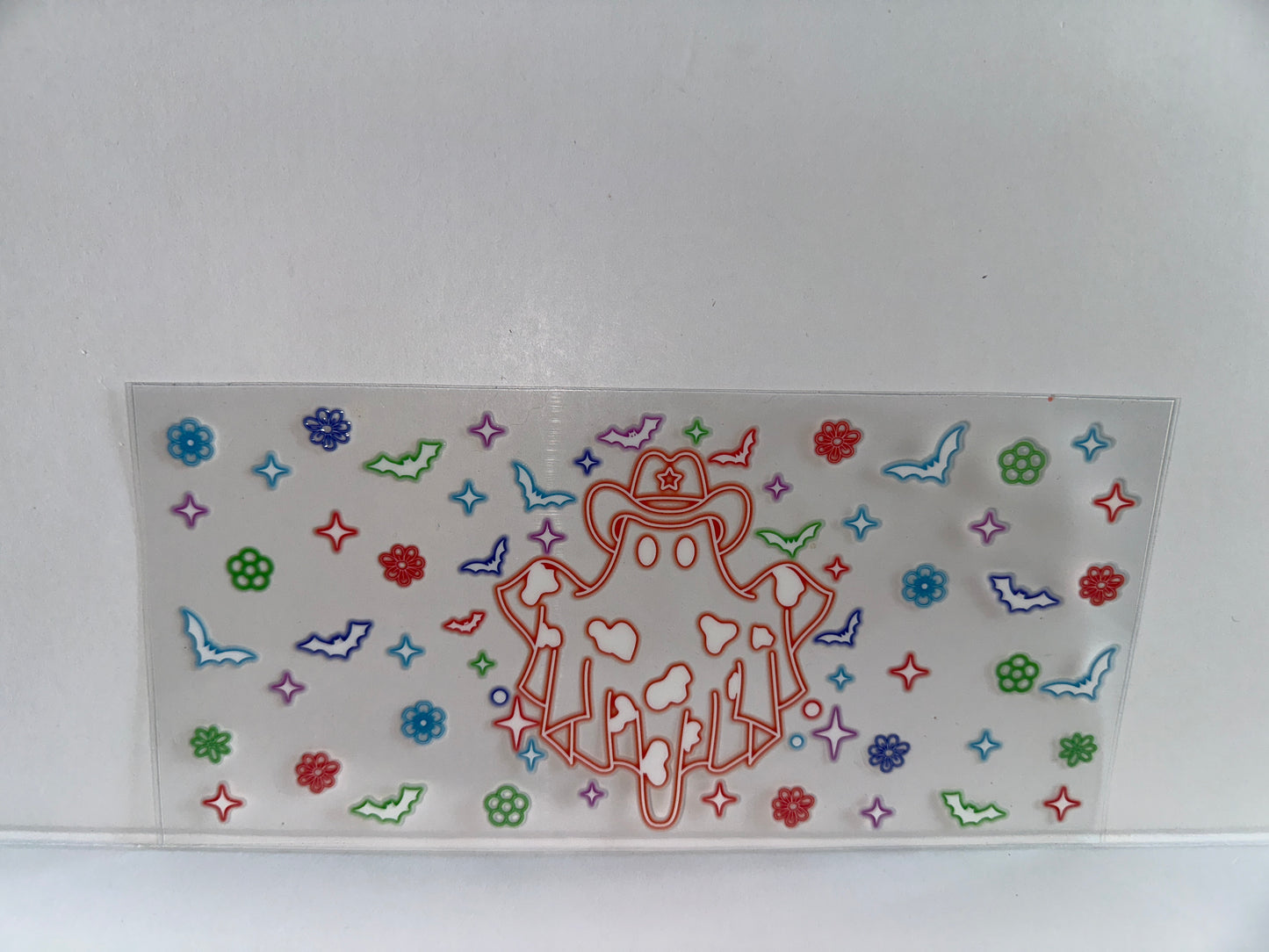 G1024 Halloween neon western ghost