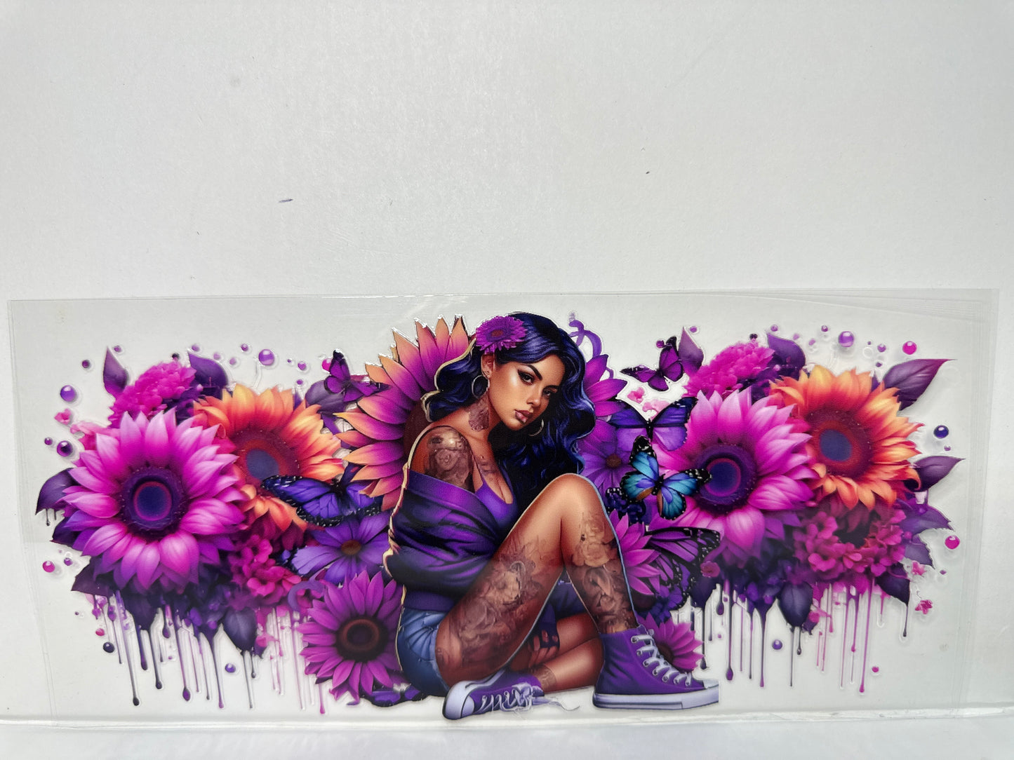 H1208 Girl with flowers
