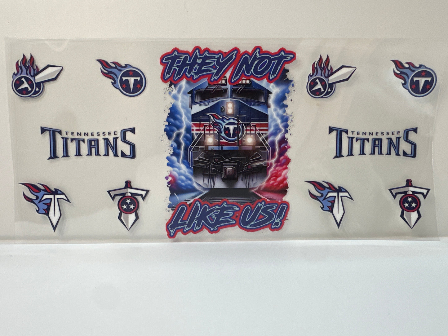 F525 NFL football Titans they not like us