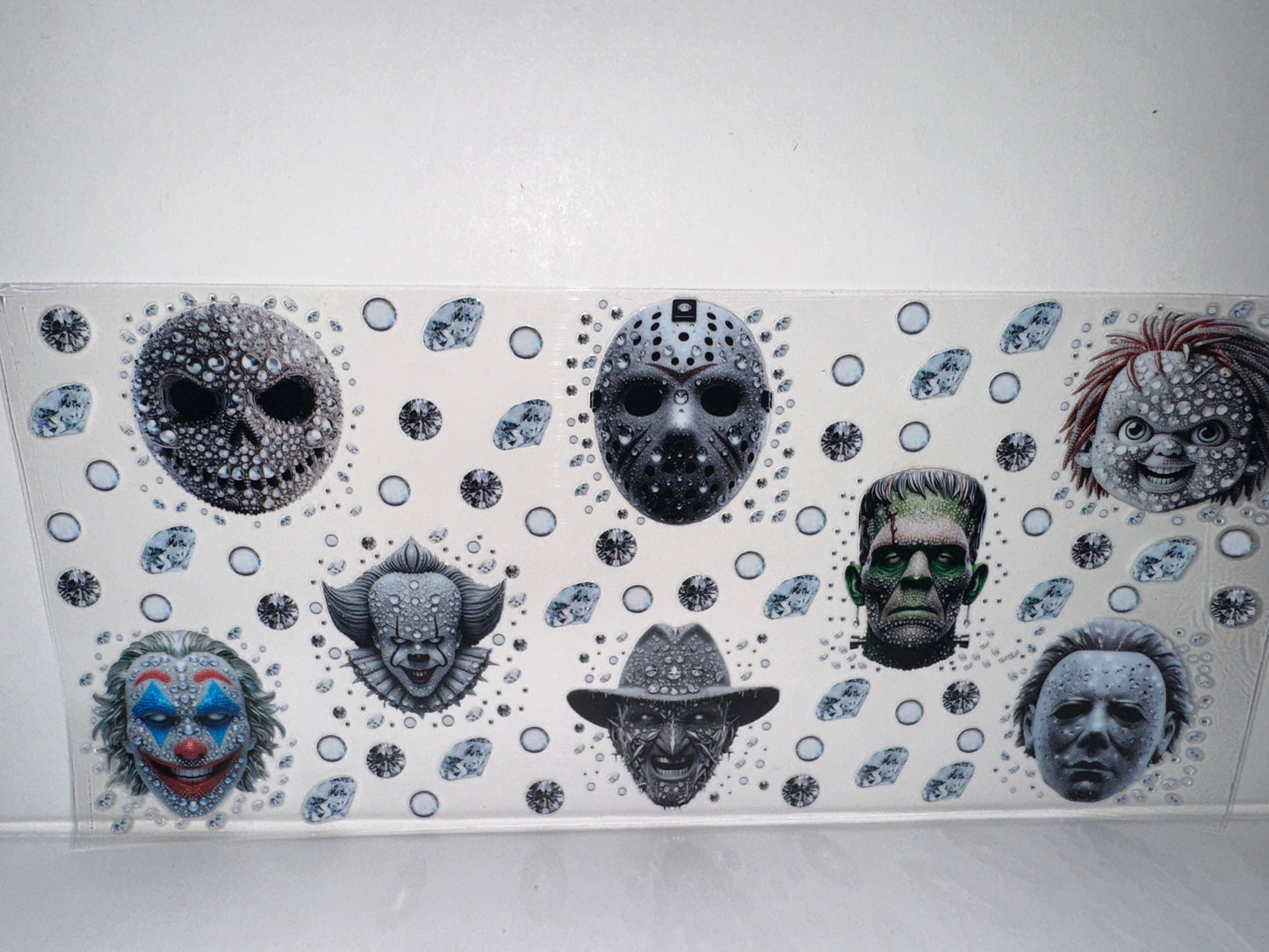 H121 diamond face horror characters, horror