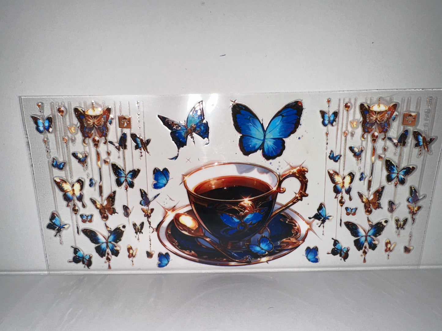 H531 cup of tea and butterflies