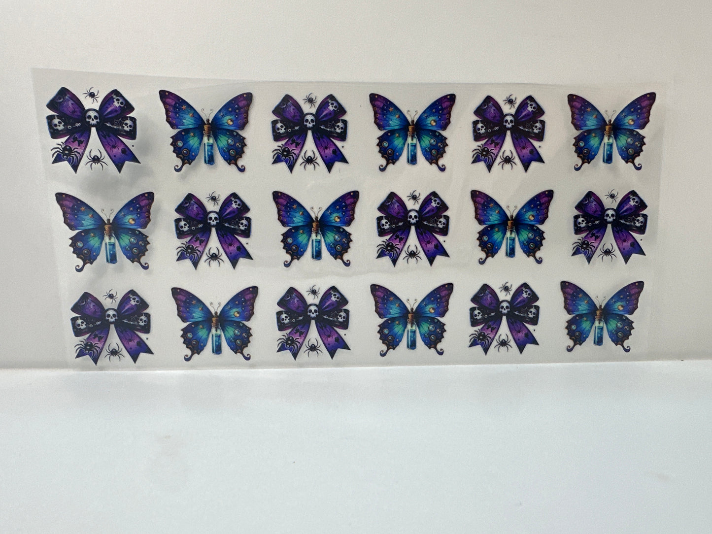 F888 Halloween butterfly and bows