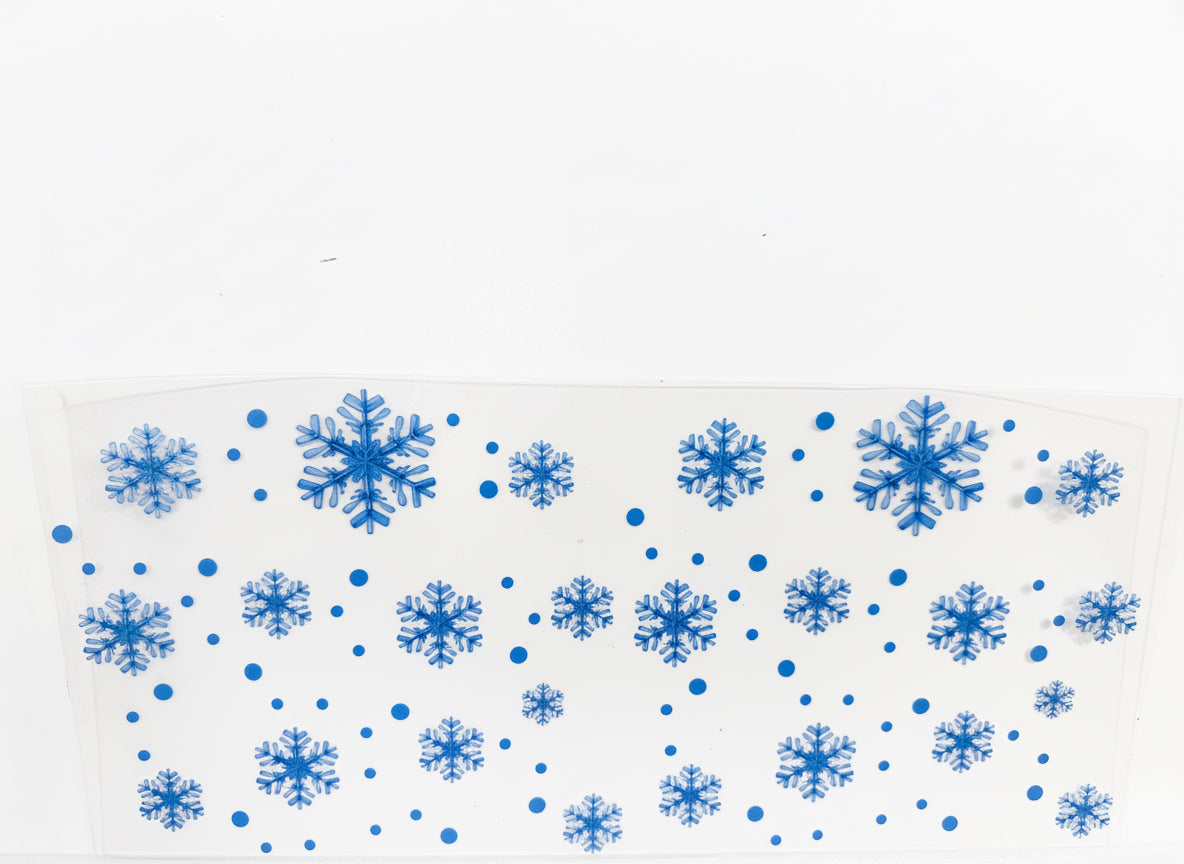 H1102 Christmas Blue Snowflake