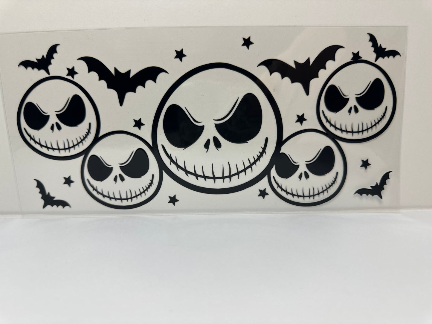 F284 Skulls W/ bats Halloween