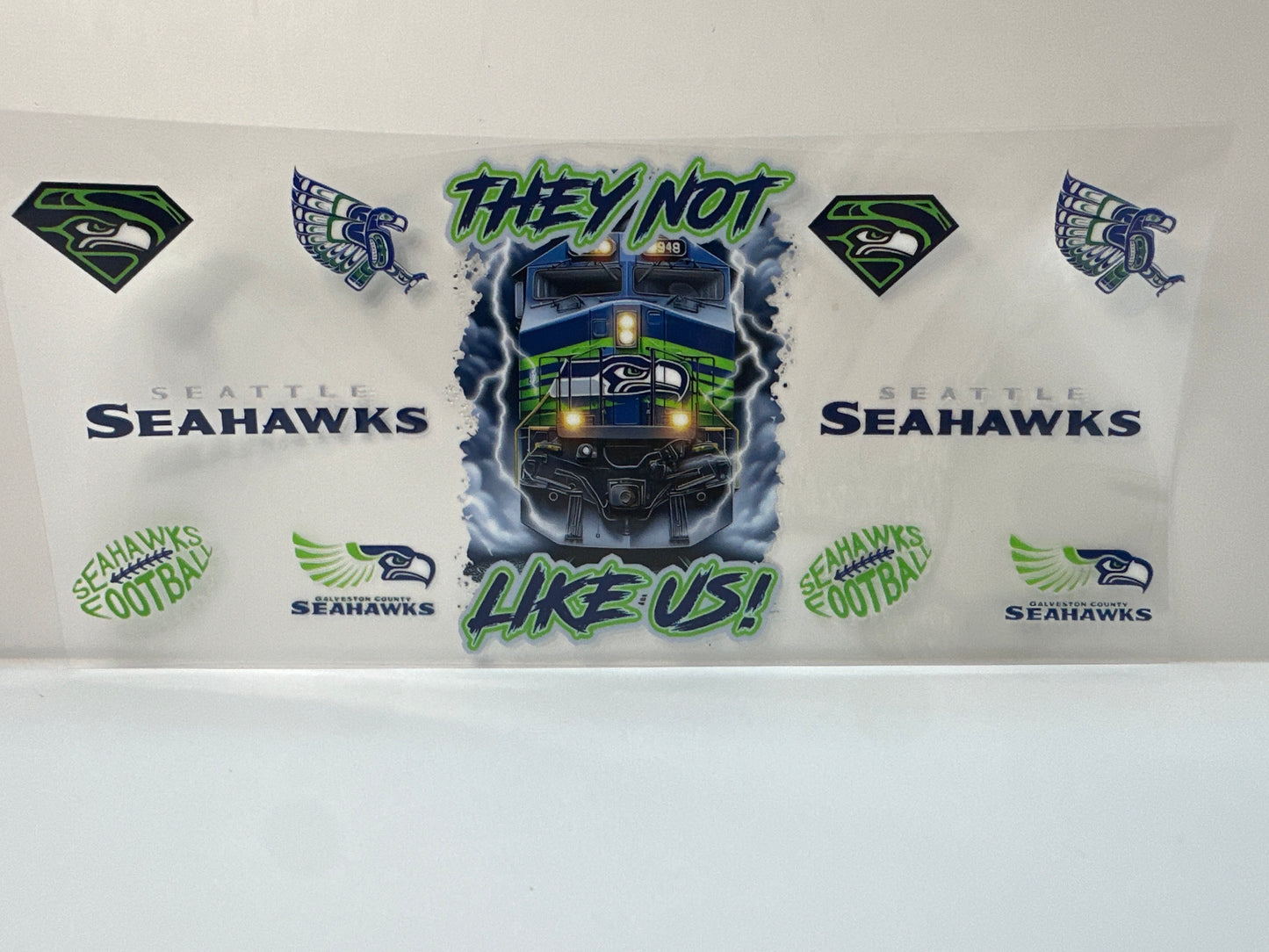 F517 NFL football Seahawks did they not like us!