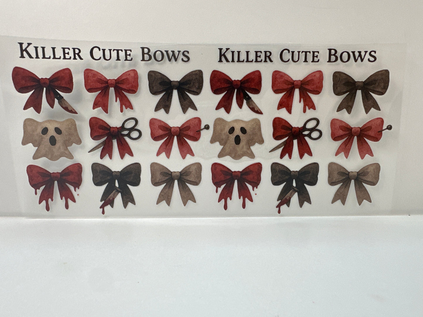 F875 cute killer bows Halloween fall themed bows