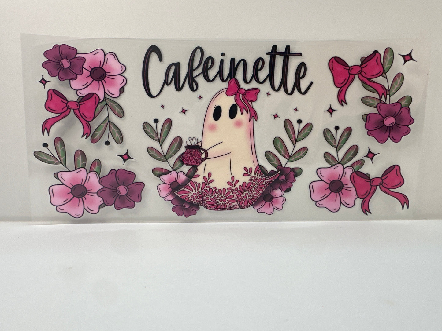 F874 ghost with flowers, Halloween