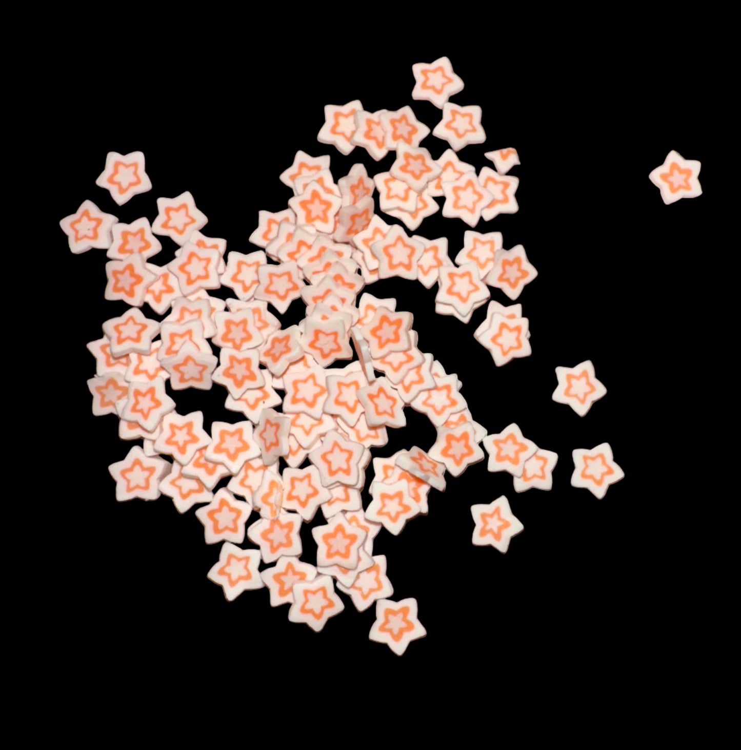 Orange Star Clay Pieces