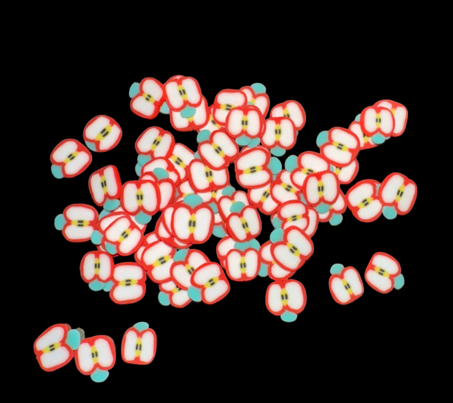 Apple slices Clay Pieces