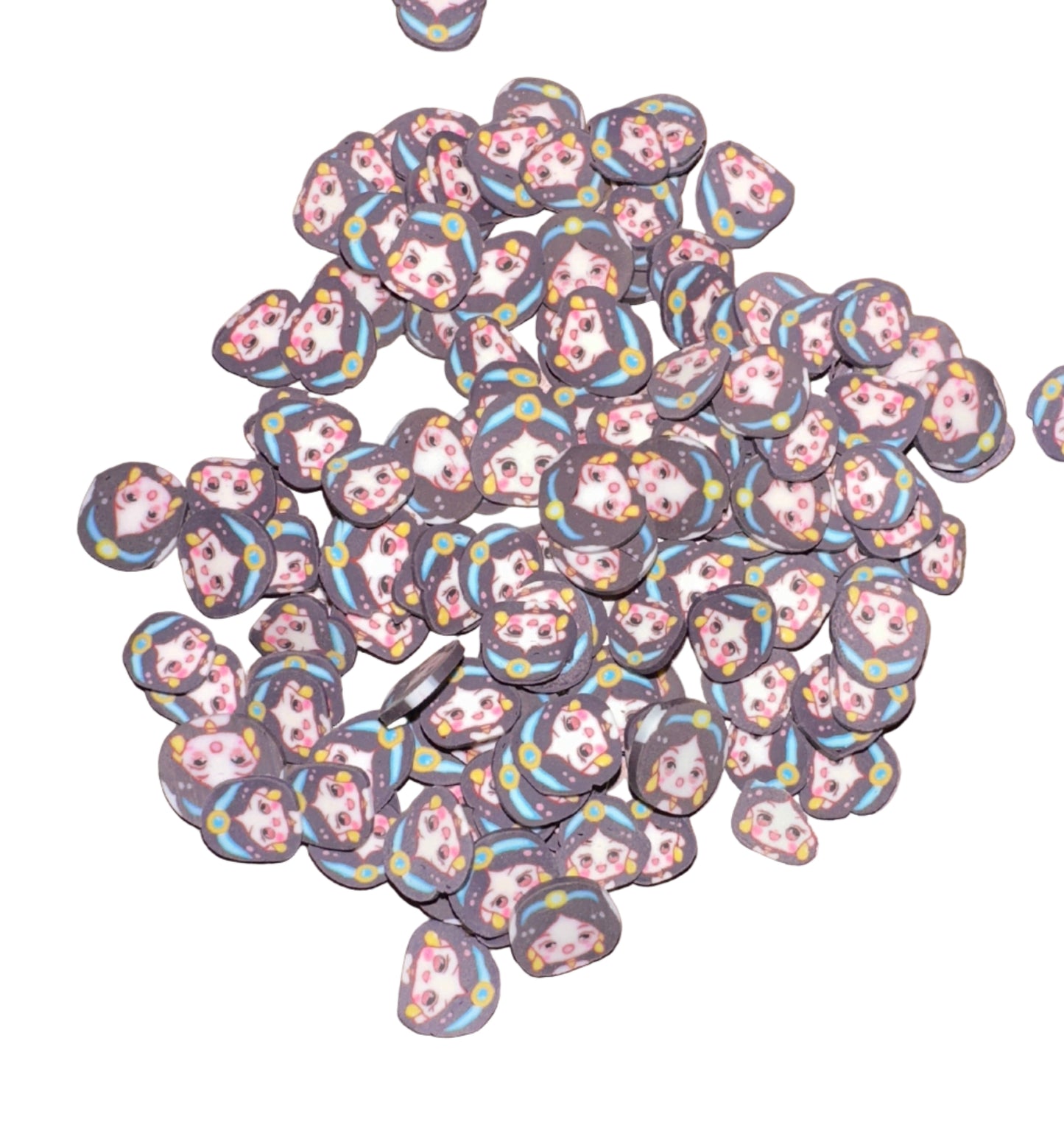 Princess Jasmine Clay Pieces