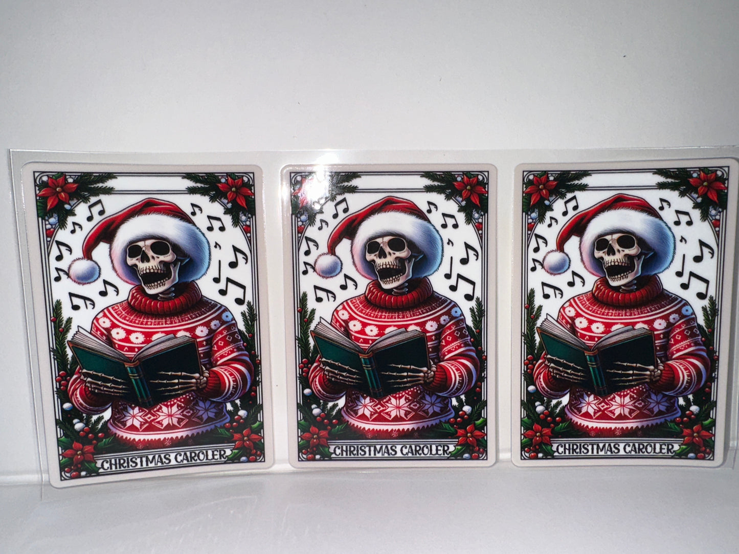 G1093 Christmas Caroler tarot card