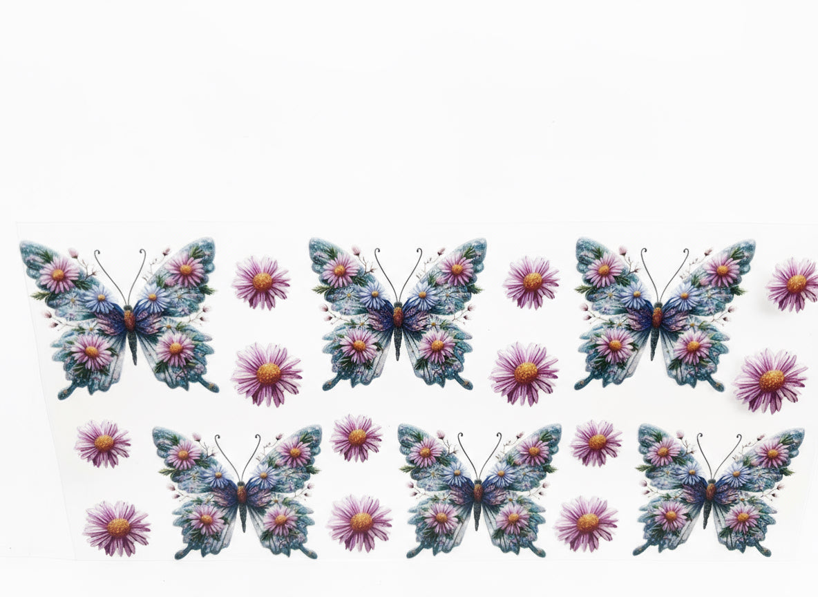 H880 butterflies with flowers