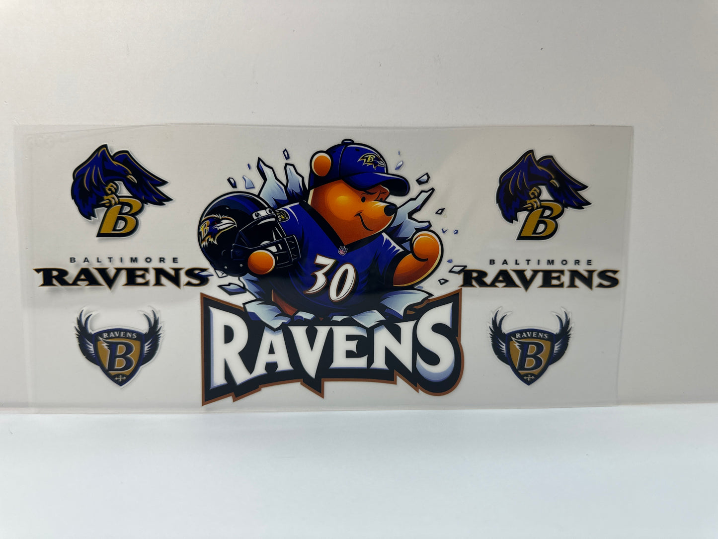 F477 NFL football Baltimore Ravens Winnie the Pooh