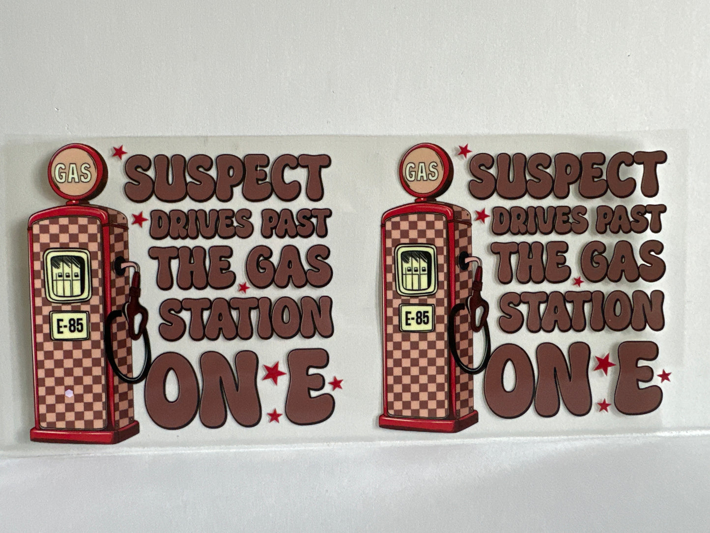 H53 suspect drives past the gas station on E sassy