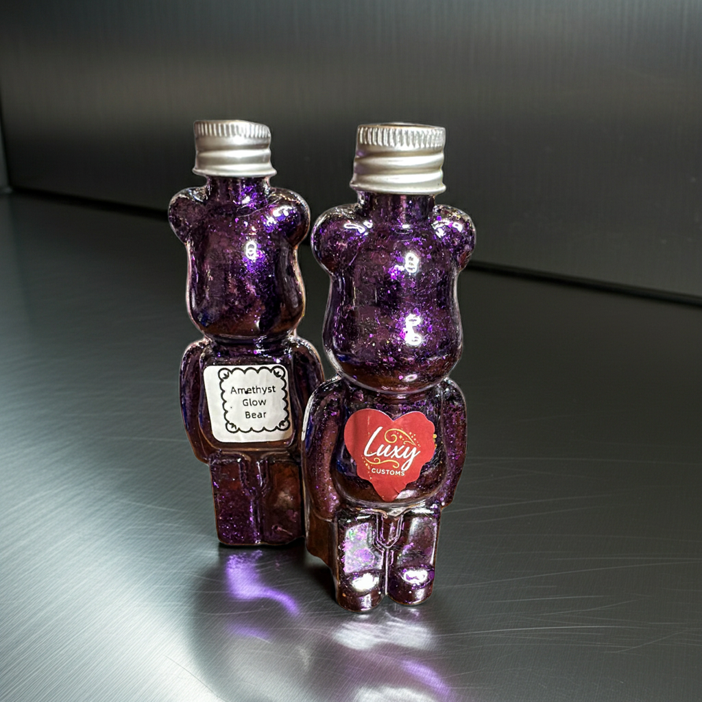 Amethyst Glow Bear 2oz – Chunky Glitter 2 oz | Luxy Customs