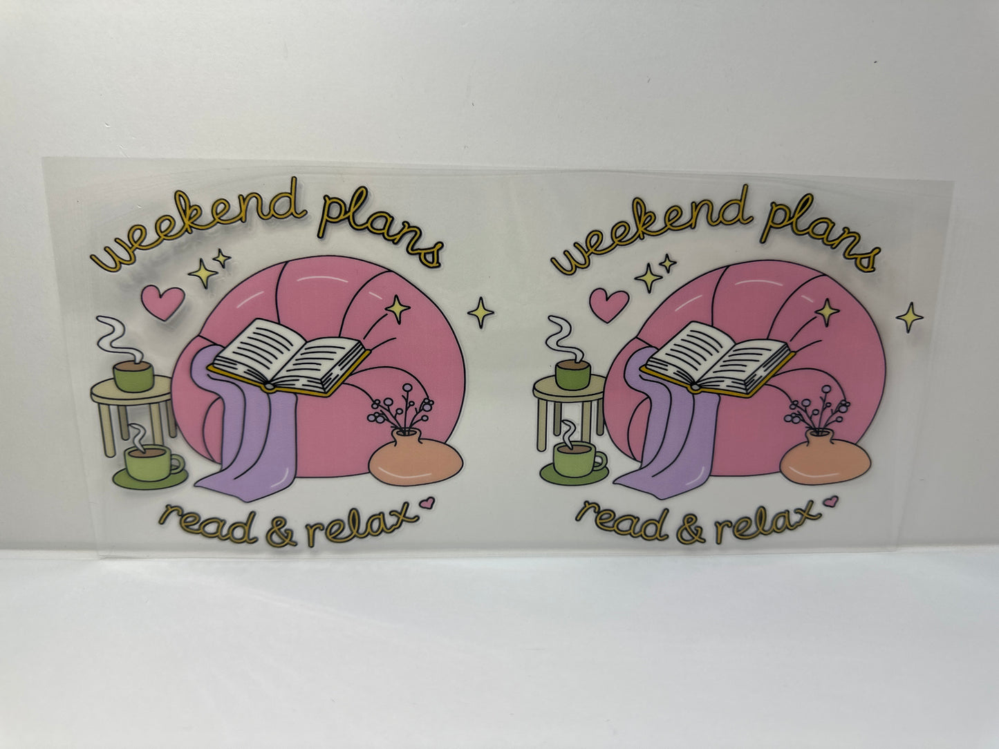 G456 weekend plans, reading and relax book club