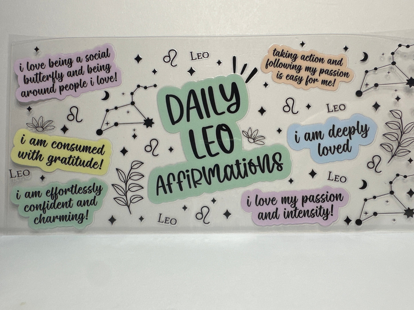 F118 daily Leo affirmations horoscope