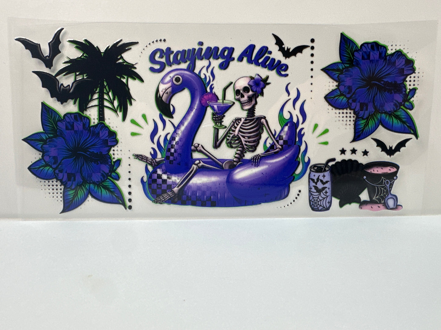 F868 staying alive school on floaty