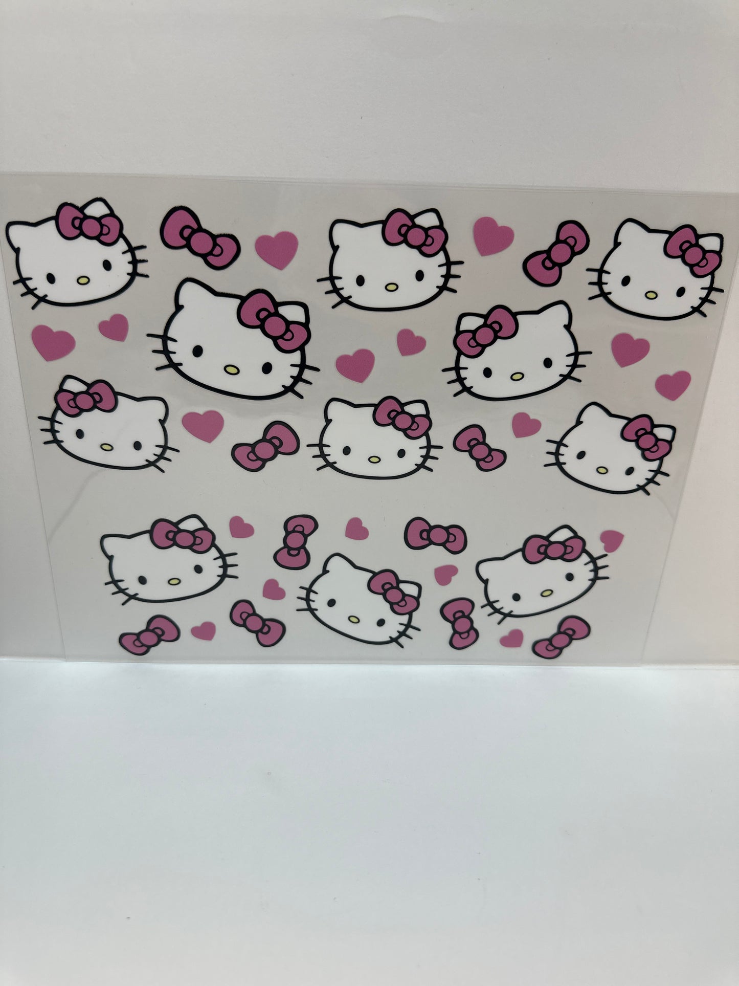 F788 hello Kitty with hearts, 40 ounce cup wrap