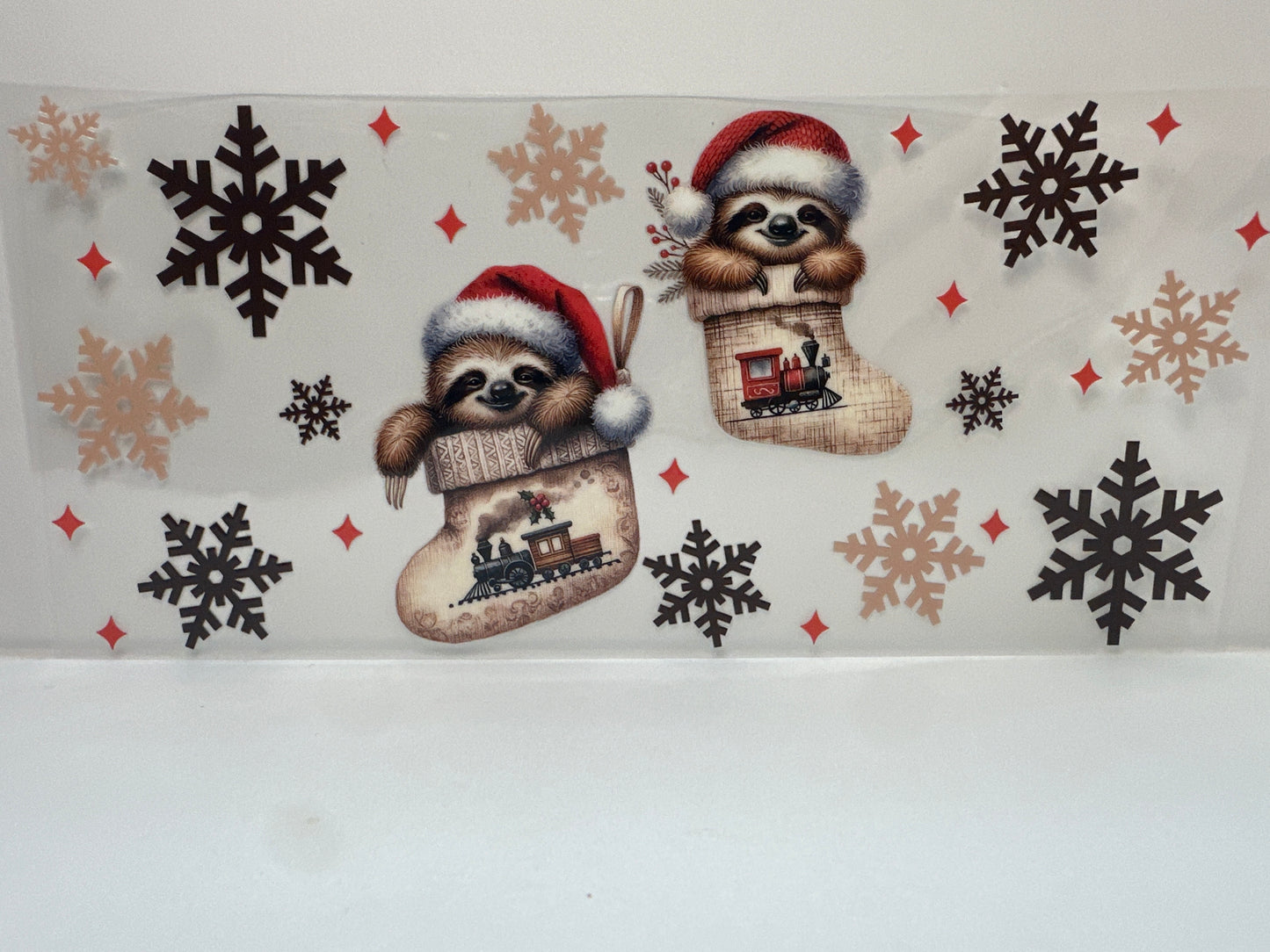 F813 sloth Christmas