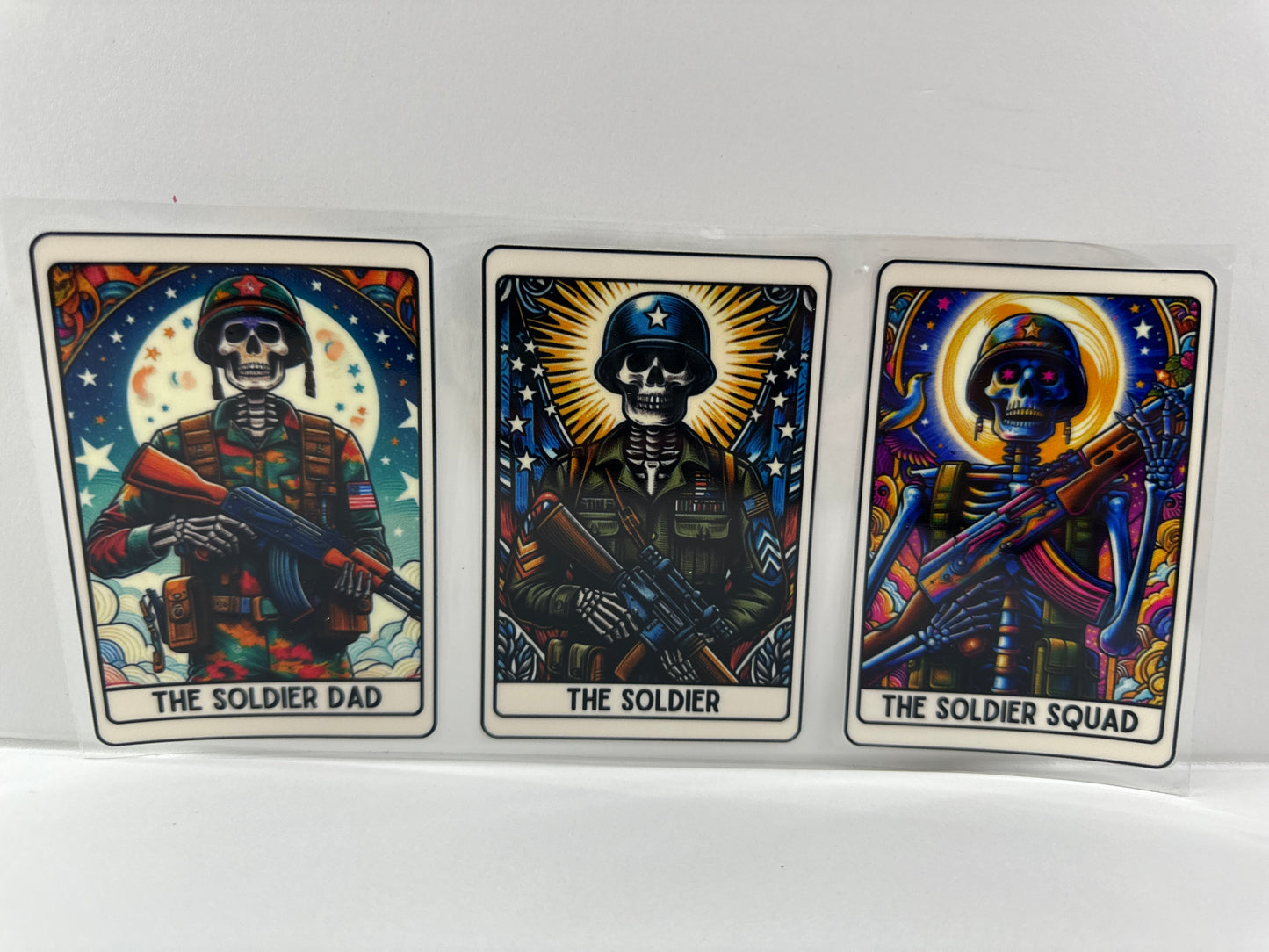 G558 the soldier dad tarot card