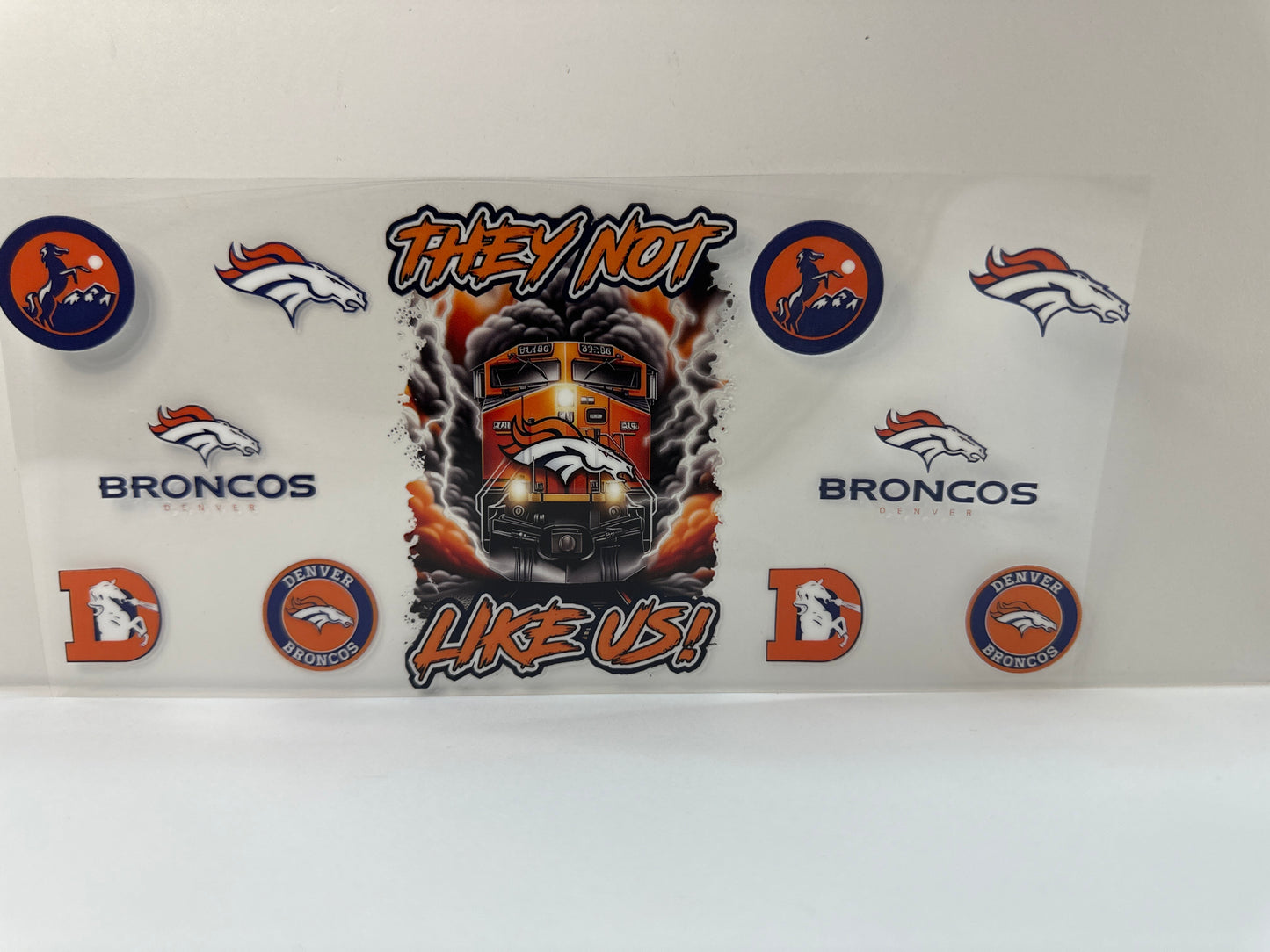 F513 NFL football Broncos they not like us