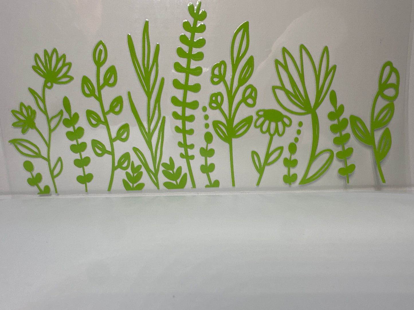 F217 Plants and Flowers Green