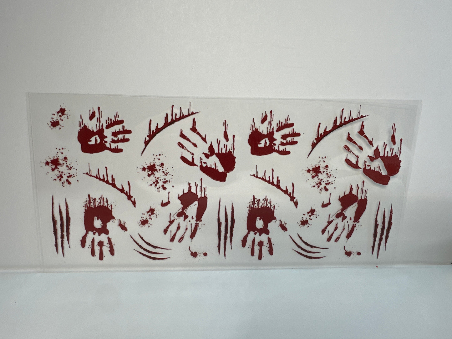 G295 blood splatter and handprints true crimes horror